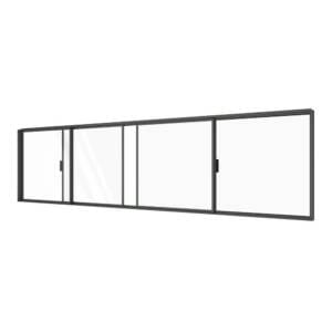 Double Slider with Two Outer Fixed Lites