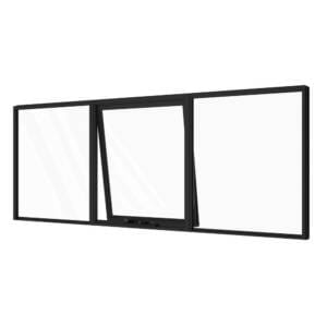 Single Awning in Centre with Two Fixed Lites