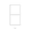 Two Panels Coupled Fixed Window
