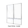 Double Awning Windows over Two Low Lites Pearl White Inside