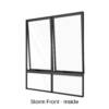 Double Awning Windows over Two Low Lites Storm Front Inside