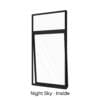 Single Awning with Fixed Hilite Night Sky Inside