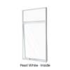 Single Awning with Fixed Hilite Pearl White Inside
