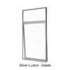 Single Awning with Fixed Hilite Silver Lustre Inside