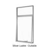 Single Awning with Fixed Hilite Silver Lustre Outside