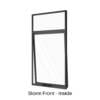 Single Awning with Fixed Hilite Storm Front Inside