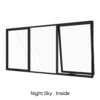 Double Awning with Centre Fixed Lite Night Sky Inside