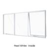 Double Awning with Centre Fixed Lite Pearl White Inside