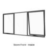 Double Awning with Centre Fixed Lite Storm Front Inside
