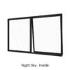 Double Awning Window Night Sky Inside
