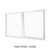 Double Awning Window Pearl White Inside