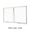 Double Awning Window White Lustre Inside