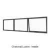 Triple Awning Window Charcoal Lustre Inside