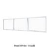 Triple Awning Window Pearl White Inside
