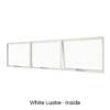 Triple Awning Window White Lustre Inside