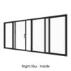 Double Slider with Two Fixed Lites Night Sky Inside