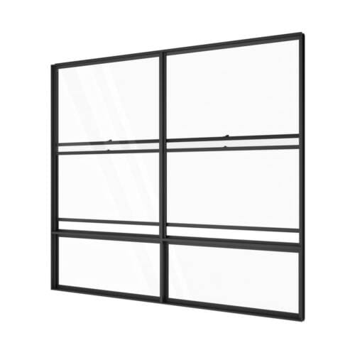 Double Double Hung Window Over Two Lowlites Double Double Hung over two Lowlites