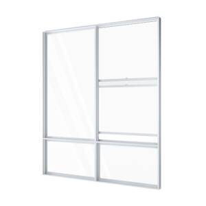 Single Double Hing with Fixed Lite over Two Lowlites