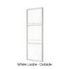 Single Double Hung over Lowlite White Lustre Outside