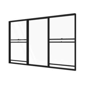 Double Double Hung with Centre Fixed Lite