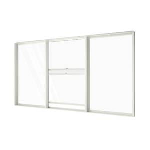 Single Double Hung with two Fixed Lites