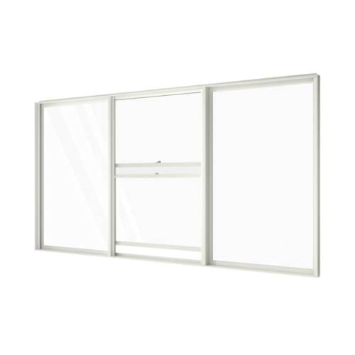 Single Double Hung with two Fixed Lites