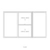 Single Double Hung with two Fixed Lites
