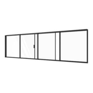 Single Slider for 2nd Panel with three fixed lites