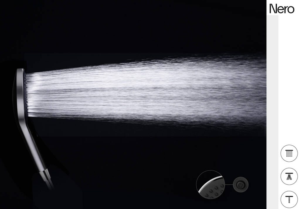 hand held shower head spay options