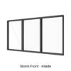 Three Panel Fixed Window Storm Front Inside