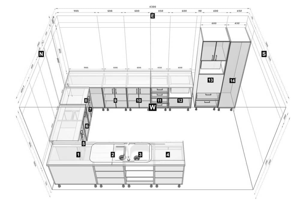 kitchen ideas u-shaped