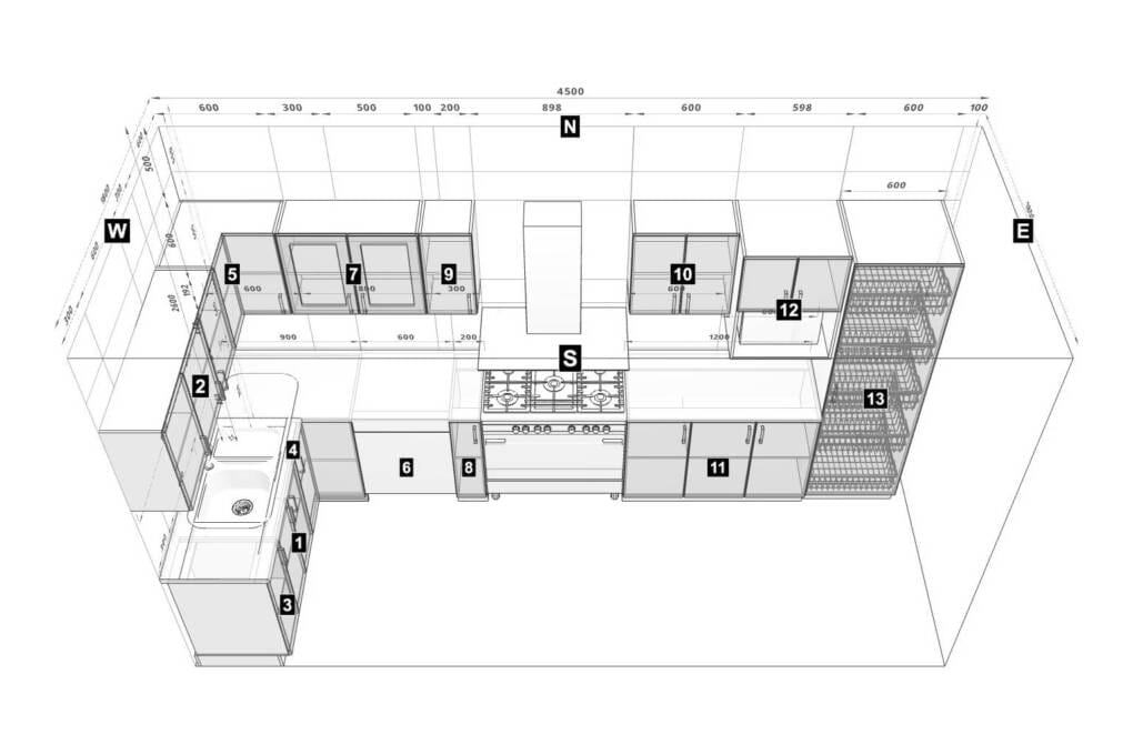 ideas for l-shaped kitchens design without island