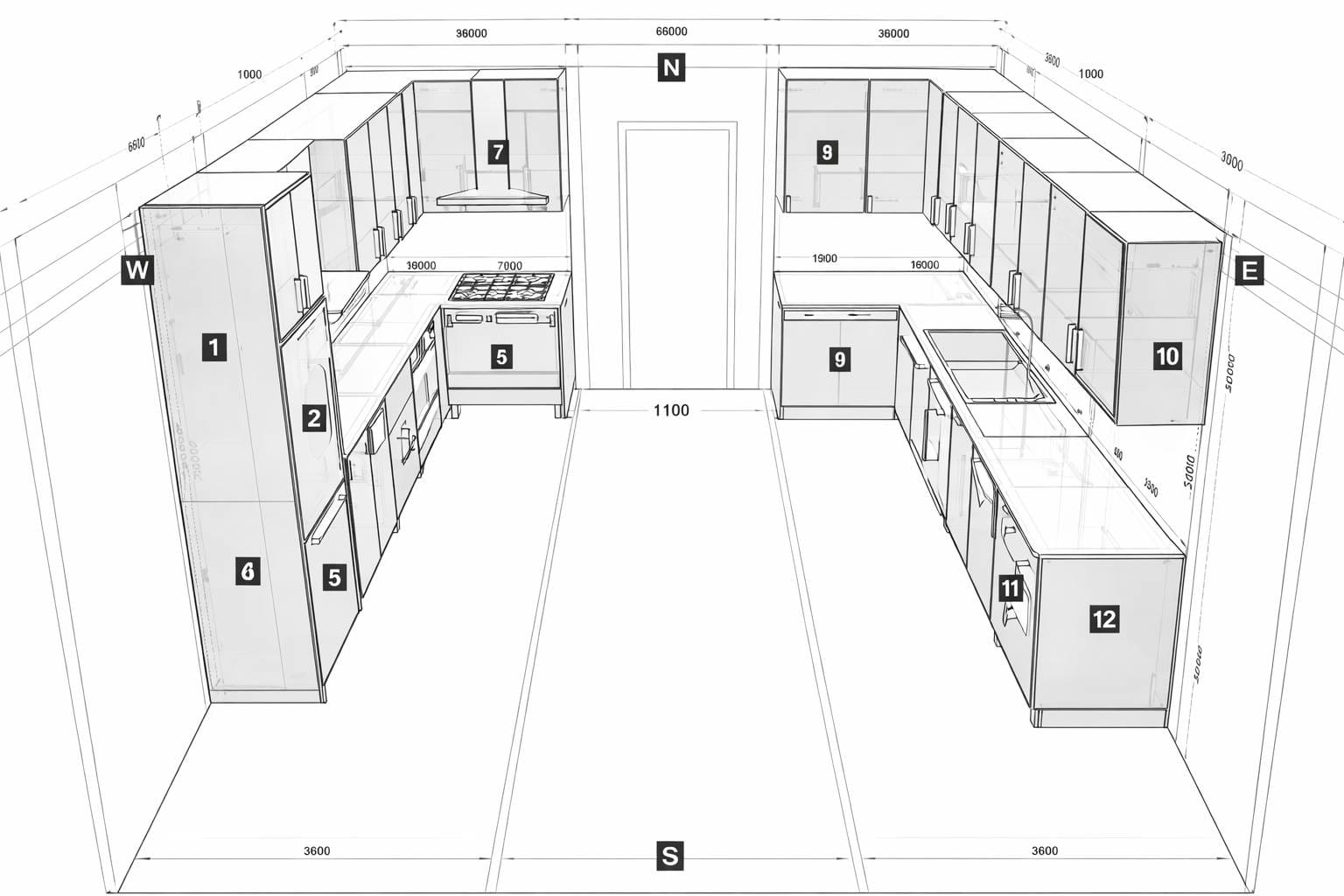 ideas for galley kitchen