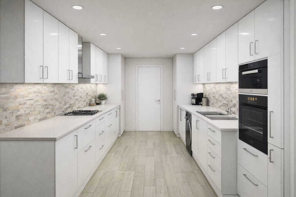 galley kitchen design example