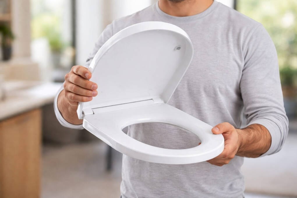 replace a toilet seat