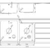 Alpine Axis One & Half Bowl Kitchen Sink Drawings
