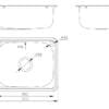 Alpine S/S Insert Laundry Sink 35L Drawings