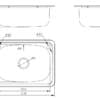 Alpine S/S Insert Laundry Sink 45L Drawings