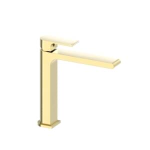 Bianca Mid Tall Basin Mixer Brushed Gold - Right