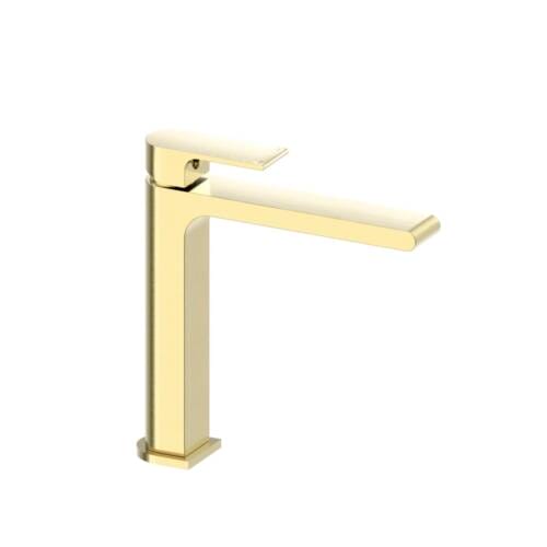 Bianca Mid Tall Basin Mixer Brushed Gold Bianca Mid Tall Basin Mixer Brushed Gold - Right