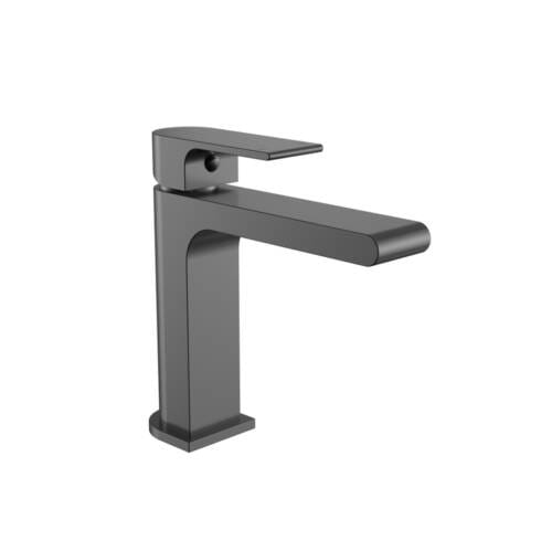 Bianca Basin Mixer Straight Spout Gunmetal NR321502GM