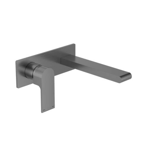 Bianca Wall Basin-Bath Mixer 230mm Gunmetal