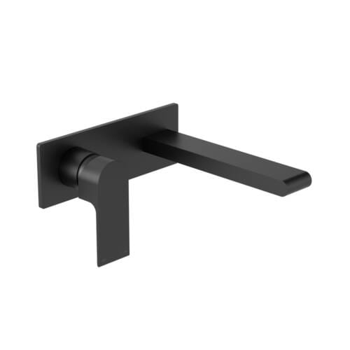 Bianca Wall Basin-Bath Mixer 230mm Matte Black Bianca Wall Basin-Bath Mixer 230mm Matte Black