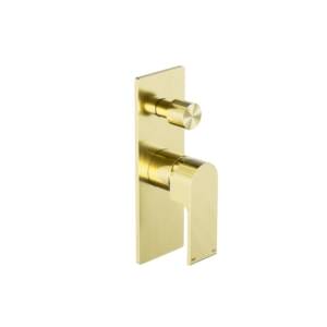 Bianca Shower Mixer With Diverter Brushed Gold