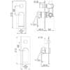 Bianca Shower Mixer With Diverter Drawings