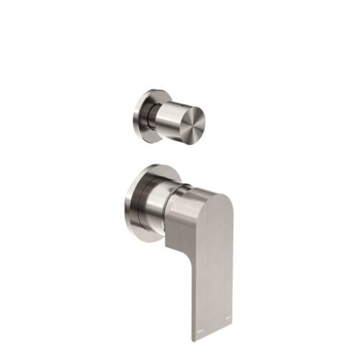 Bianca Shower Mixer With Diverter Separate Back Plate Brushed Nickel NR321511gBN