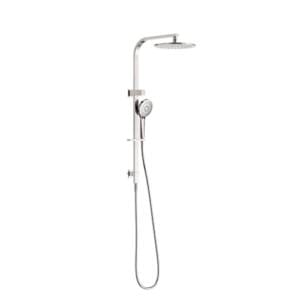 Bianca Twin Shower Brushed Nickel