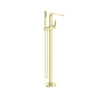 Bianca Freestanding Bath Mixer With Hand Shower Brushed Gold