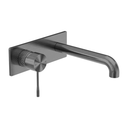 Opal Wall Basin/Bath Mixer 160mm Graphite