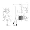 Opal Shower Mixer With Diverter